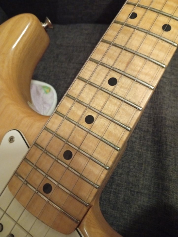 Mastil guitarra Fender stratocaster classic series 70s diapasón arce