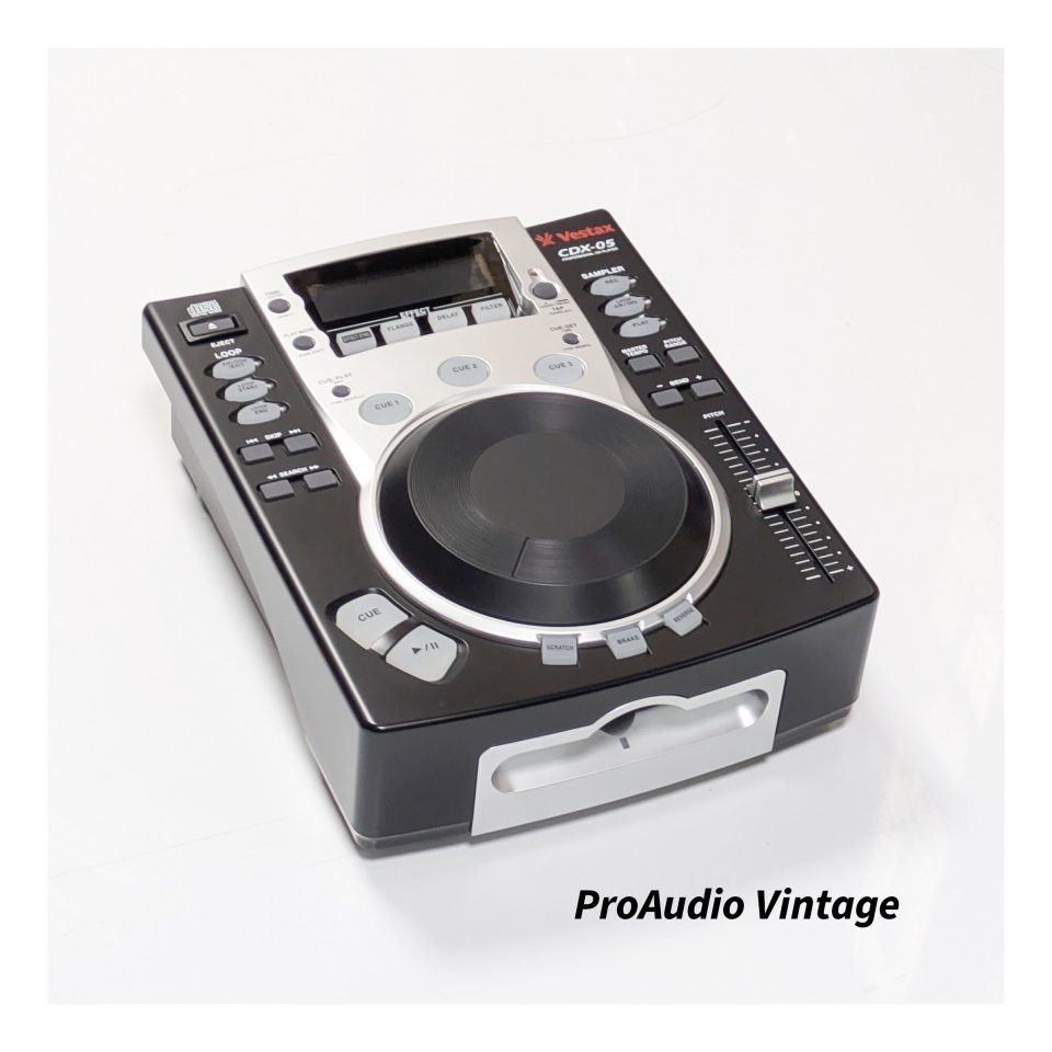 Pack Reproductor Vestax CDX-05 + Control Scratch Unit