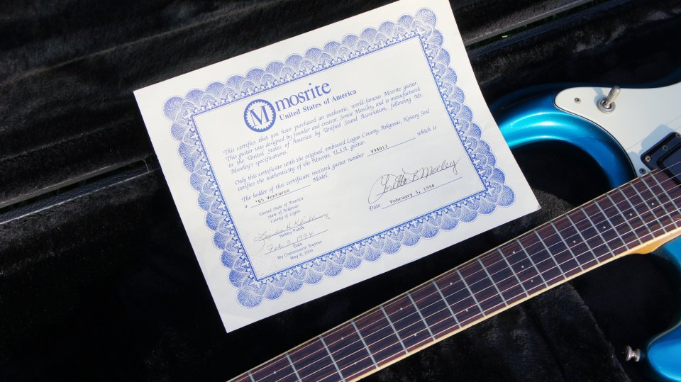 Mosrite Ventures  blue electric v65 Made in USA