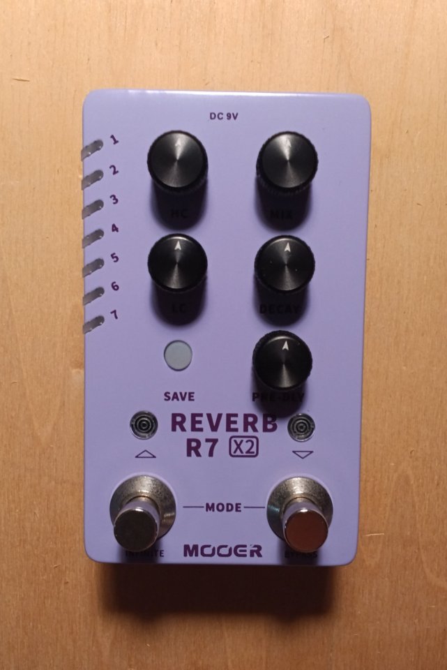 Mooer R7 X2 Reverb