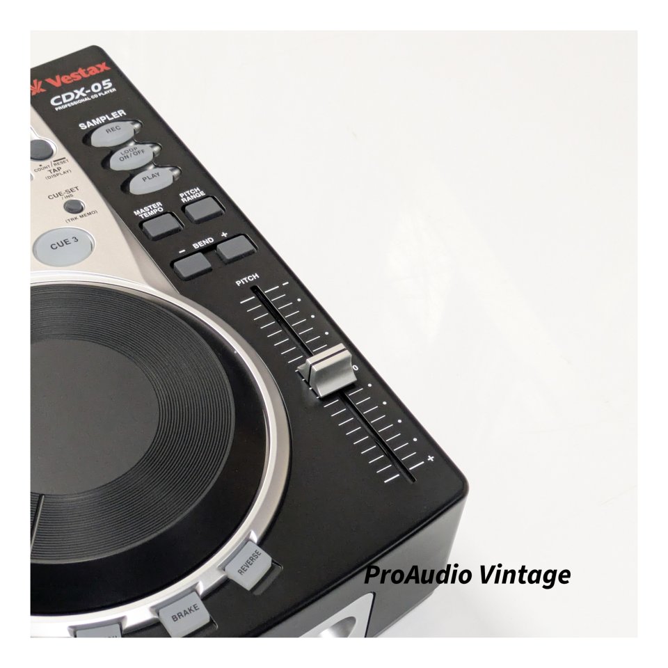 Pack Reproductor Vestax CDX-05 + Control Scratch Unit