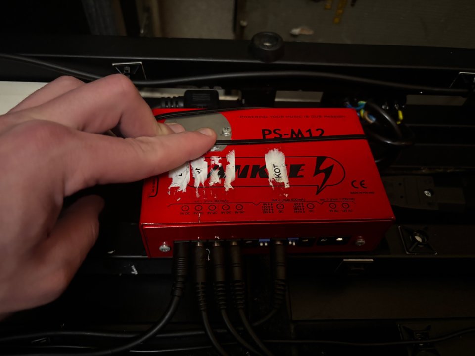 Pedalera Pedaltrain Pro customizada