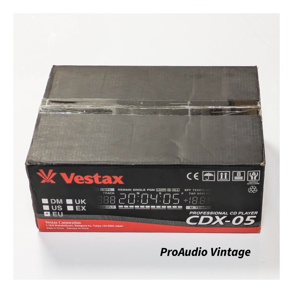 Pack Reproductor Vestax CDX-05 + Control Scratch Unit