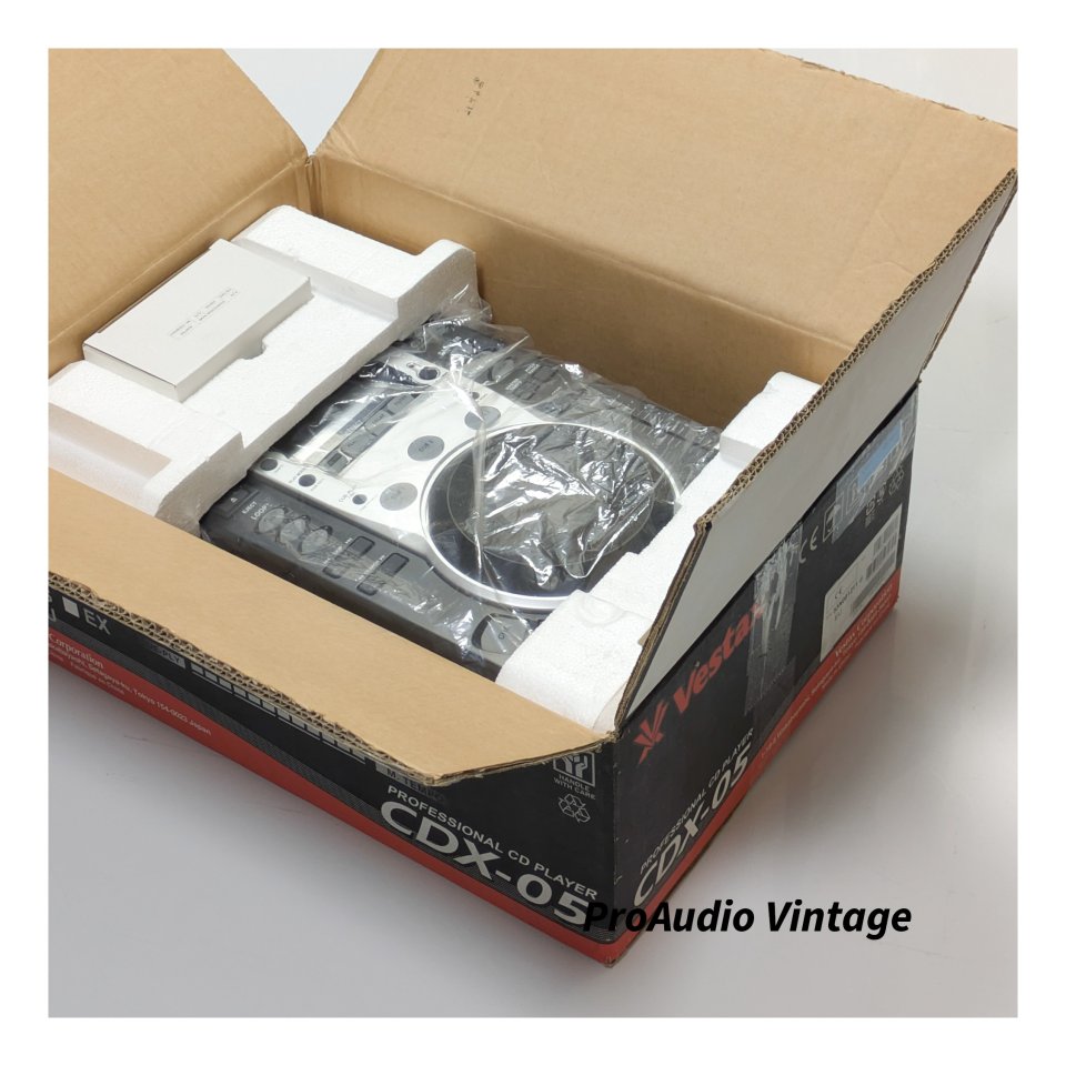 Pack Reproductor Vestax CDX-05 + Control Scratch Unit