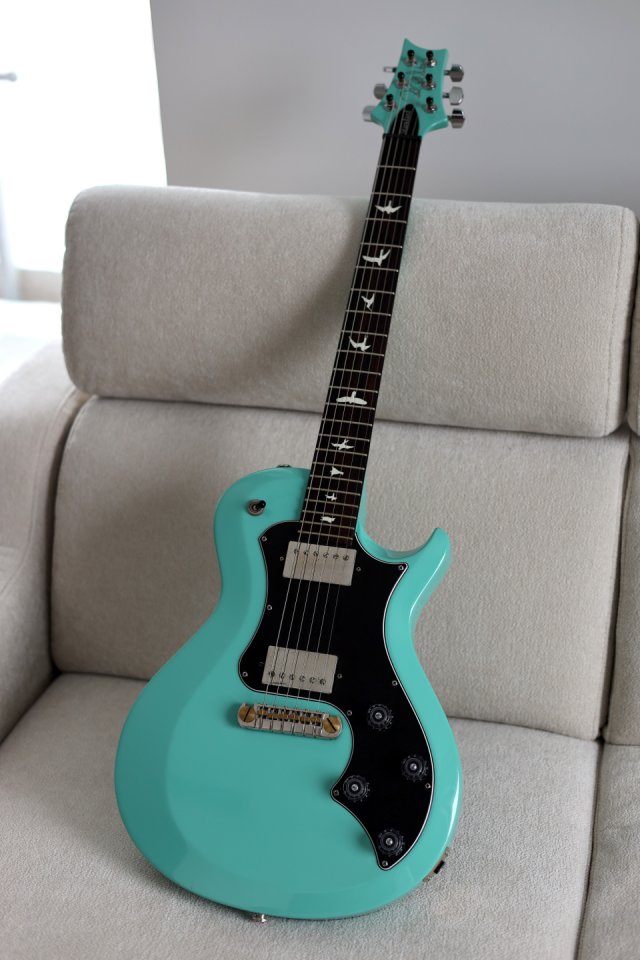 PRS S2 Singlecut Standard Seafoam Green + Gigbag PRS