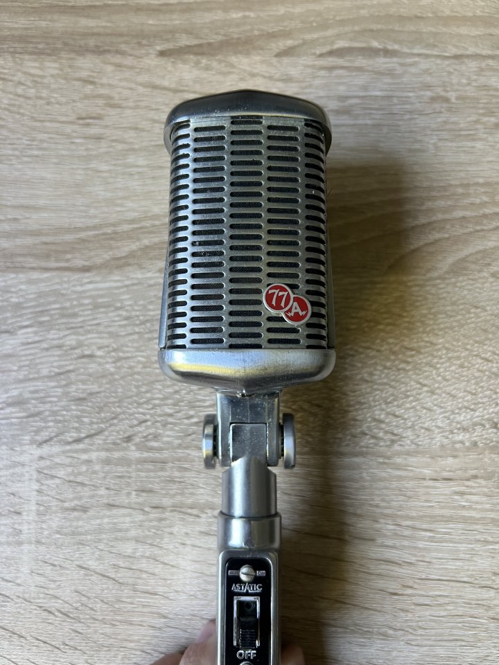 Micrófono Vintage Astatic 77A Mod77 Dinámico