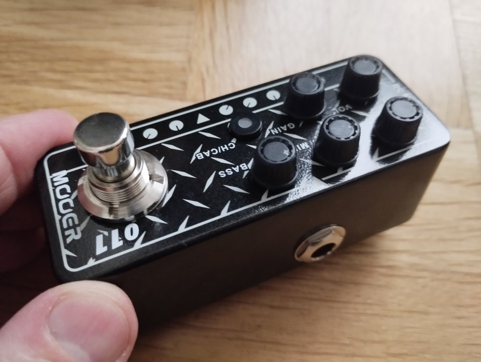 Pedal preamp mooer 011 cali Dual