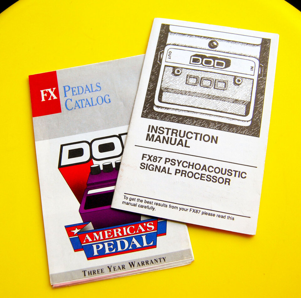 DOD FX87 Psycho Acoustic Processor - Made in USA 1988