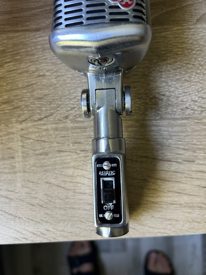 Micrófono Vintage Astatic 77A Mod77 Dinámico