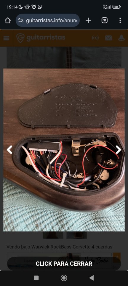 Bajo Warwick RockBass Corvette TV 4 *RESERVADO*