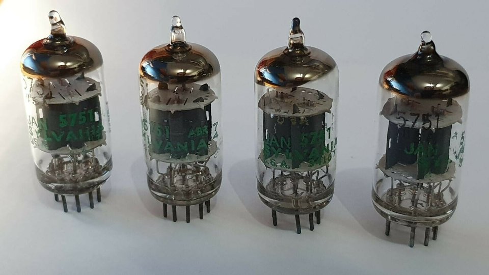 Válvula Sylvania JAN 5751 (NOS) ECC83 12AX7 7025 tubo hifi