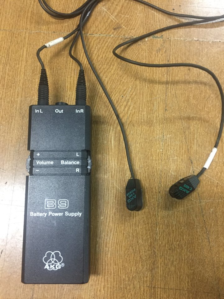 Microfonos AKG B9 Battery Power Supply C401+C402