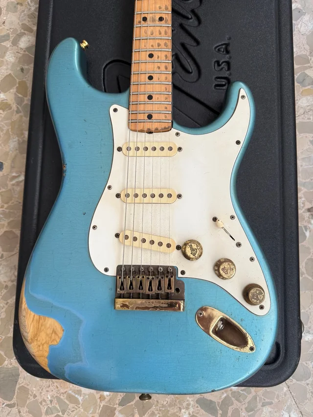 Fender The Strat - Maple 1981 - Lake Placid Blue