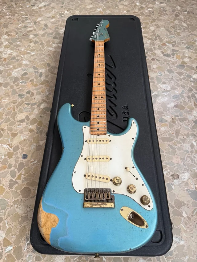Fender The Strat - Maple 1981 - Lake Placid Blue