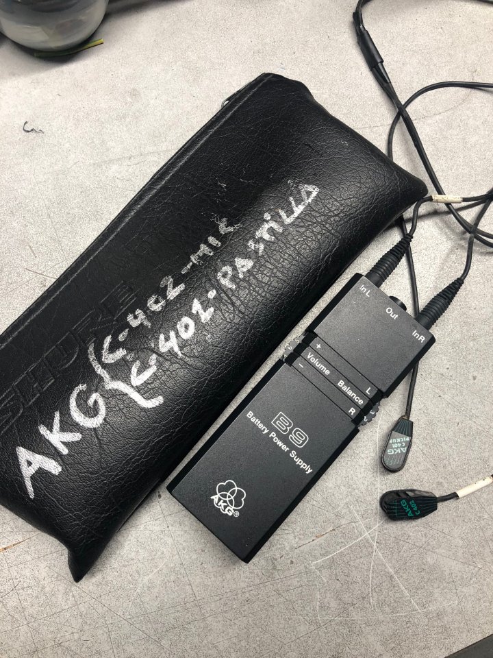 Microfonos AKG B9 Battery Power Supply C401+C402