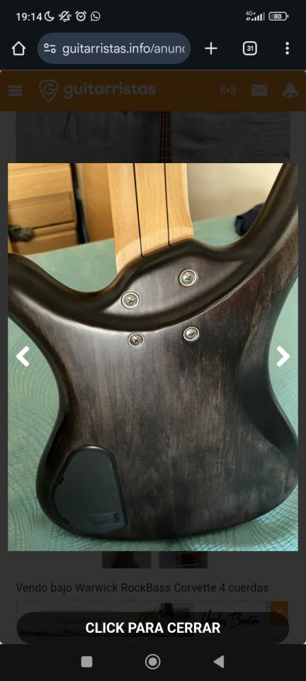 Bajo Warwick RockBass Corvette TV 4 *RESERVADO*