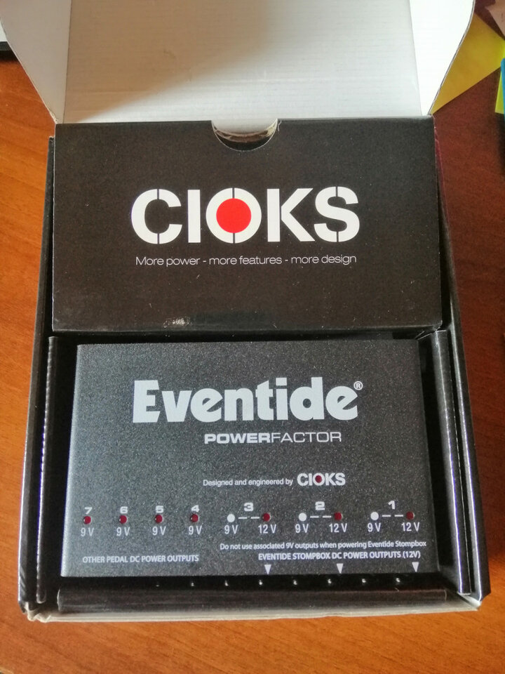 Cioks Eventide Power Factor (con fallo, funde fusible)