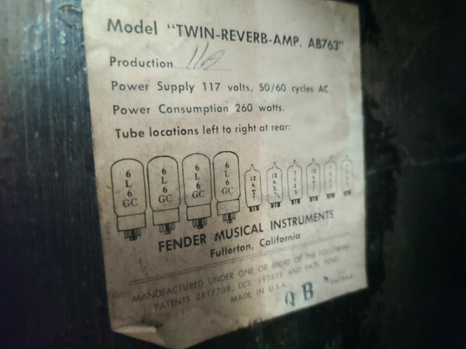 fender twin reverb original 1964