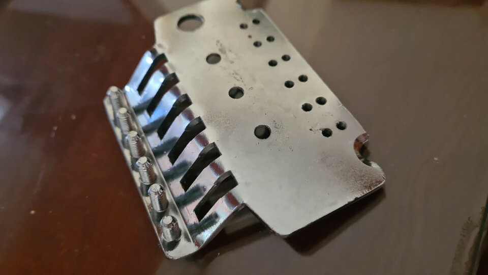 placa cromada puente flotante floyd rose