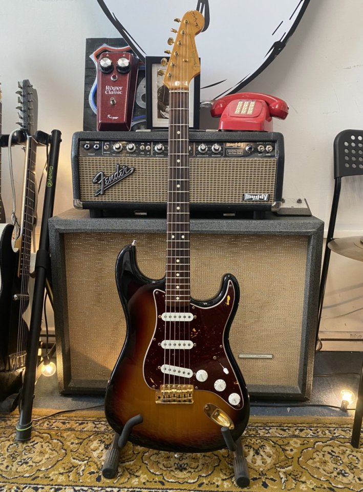 Fender Strat Stevie Ray Vaughan Signature 2006 Lollar Blackface (VIDEOS)