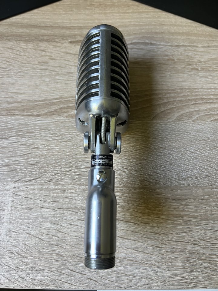 Micrófono Vintage Astatic 77A Mod77 Dinámico