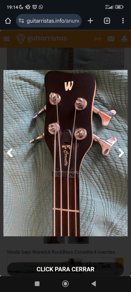 Bajo Warwick RockBass Corvette TV 4 *RESERVADO*