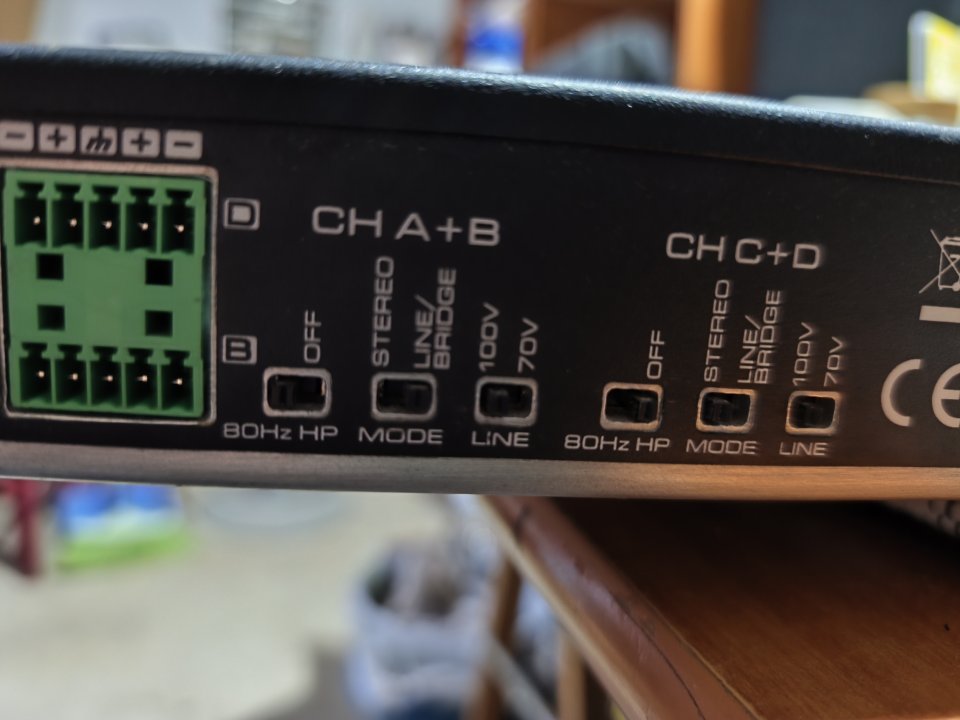 D.A.S iA-404 Instalation Power Amplifier