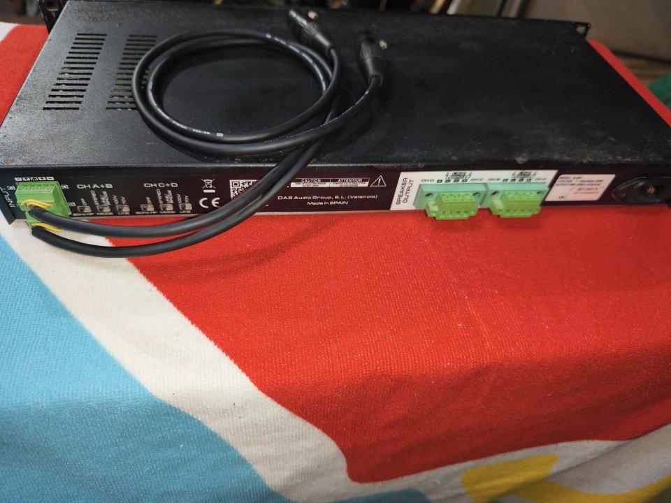 D.A.S iA-404 Instalation Power Amplifier