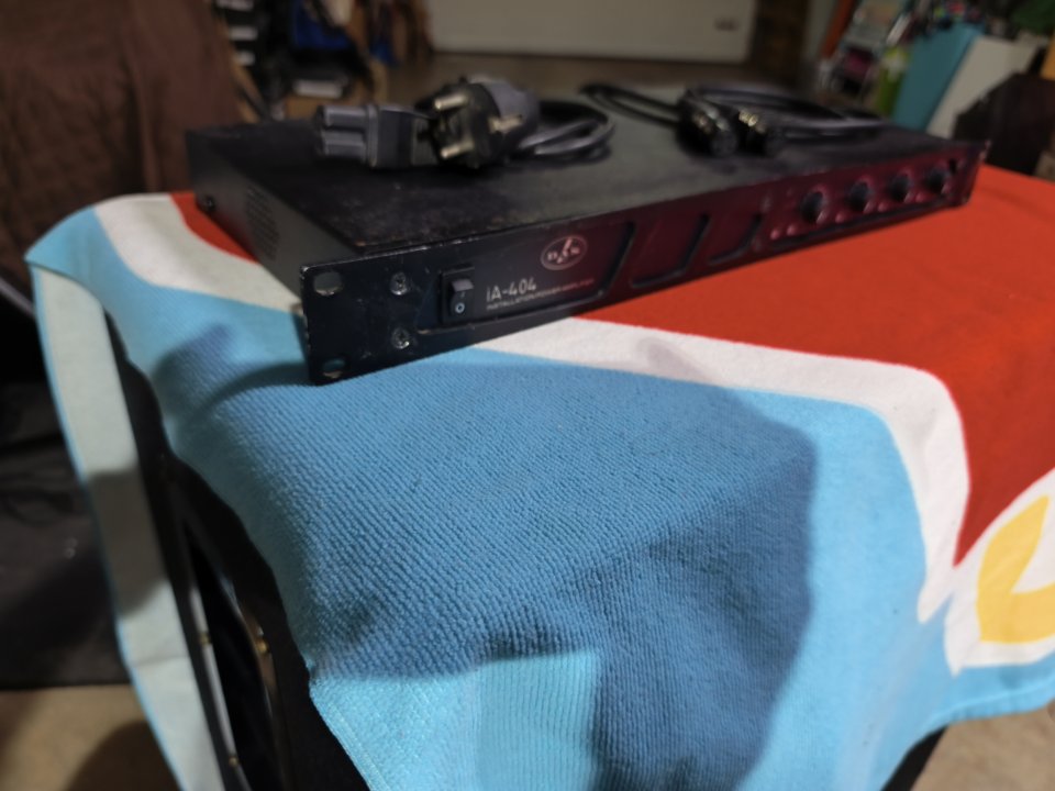 D.A.S iA-404 Instalation Power Amplifier