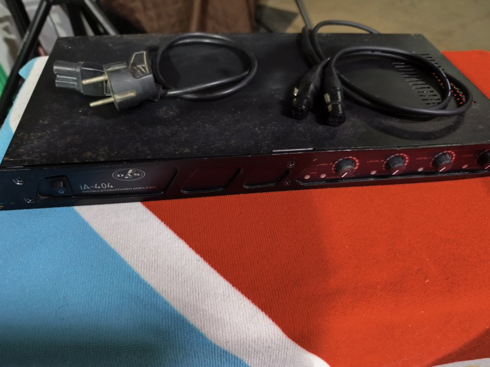 D.A.S iA-404 Instalation Power Amplifier