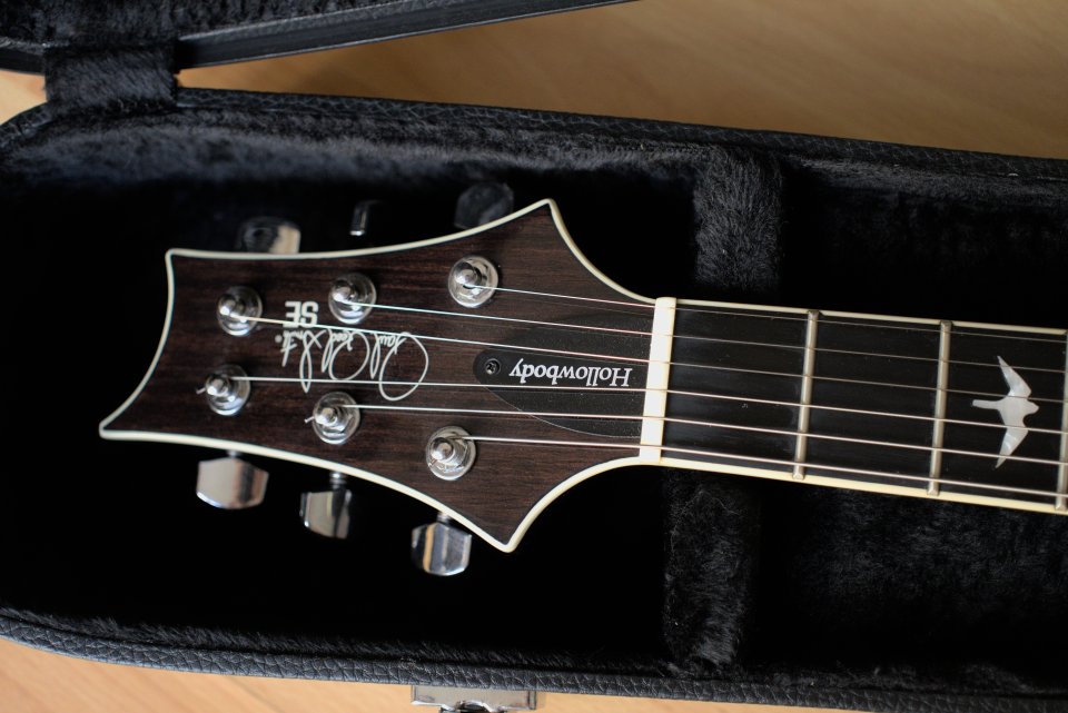 PRS SE Hollowbody Charcoal Burst