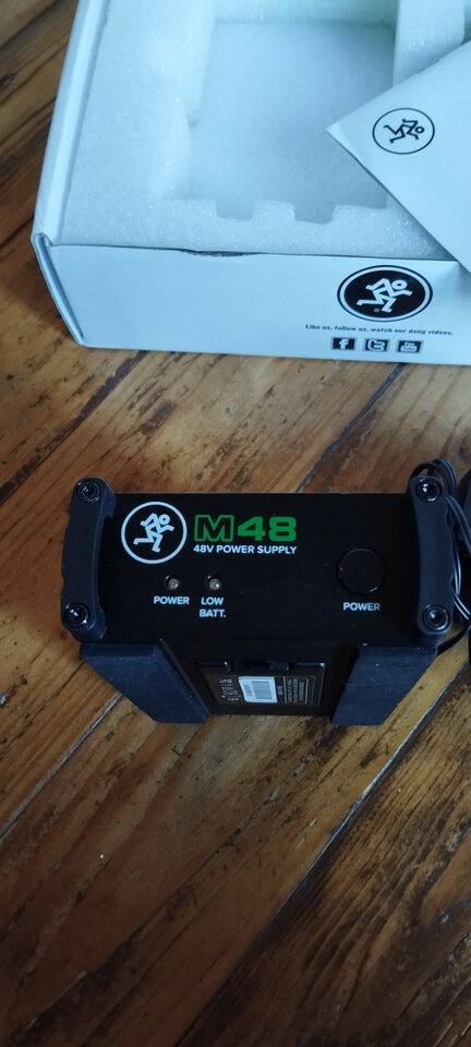 Mackie m48 Fuente de alimentacion phantom