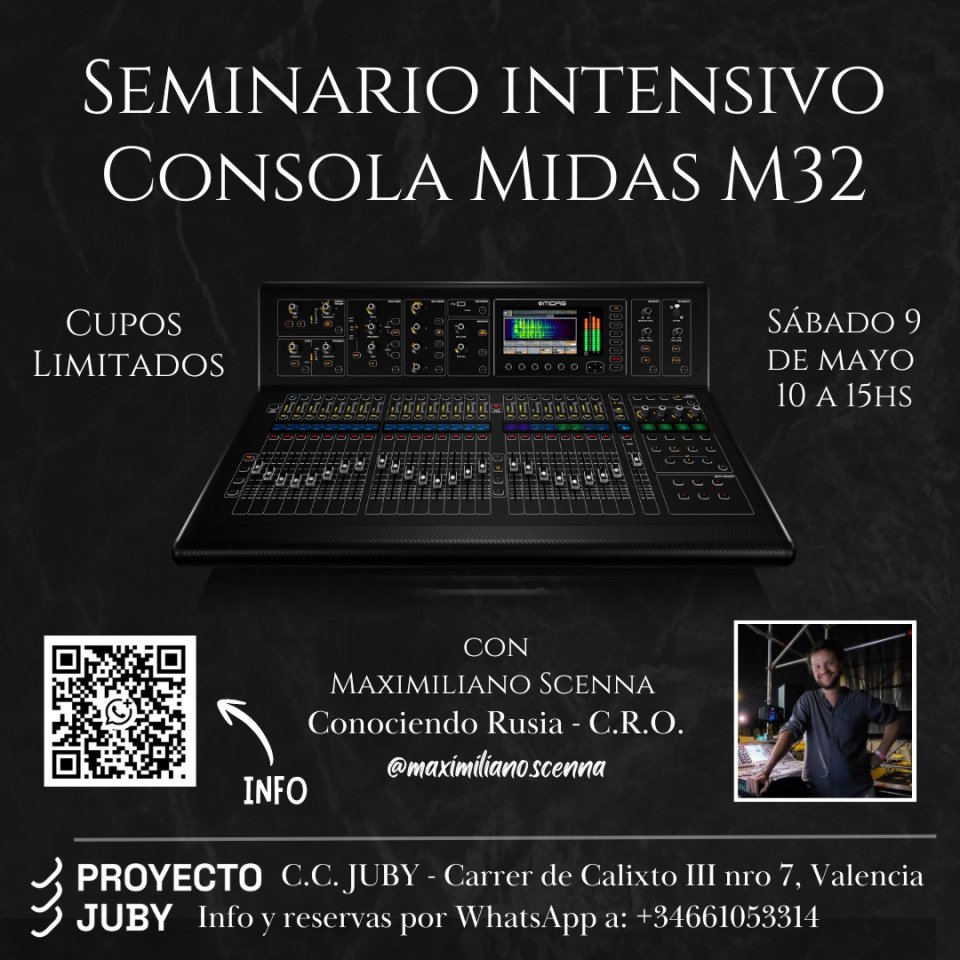 Seminario de Midas M32