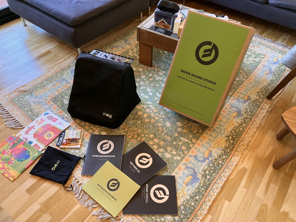 Moog Sound Studio 3 (M32 + DFAM + Subharmonicon) de segunda mano · Foto 1 de 4 · Barcelona · 1390 €