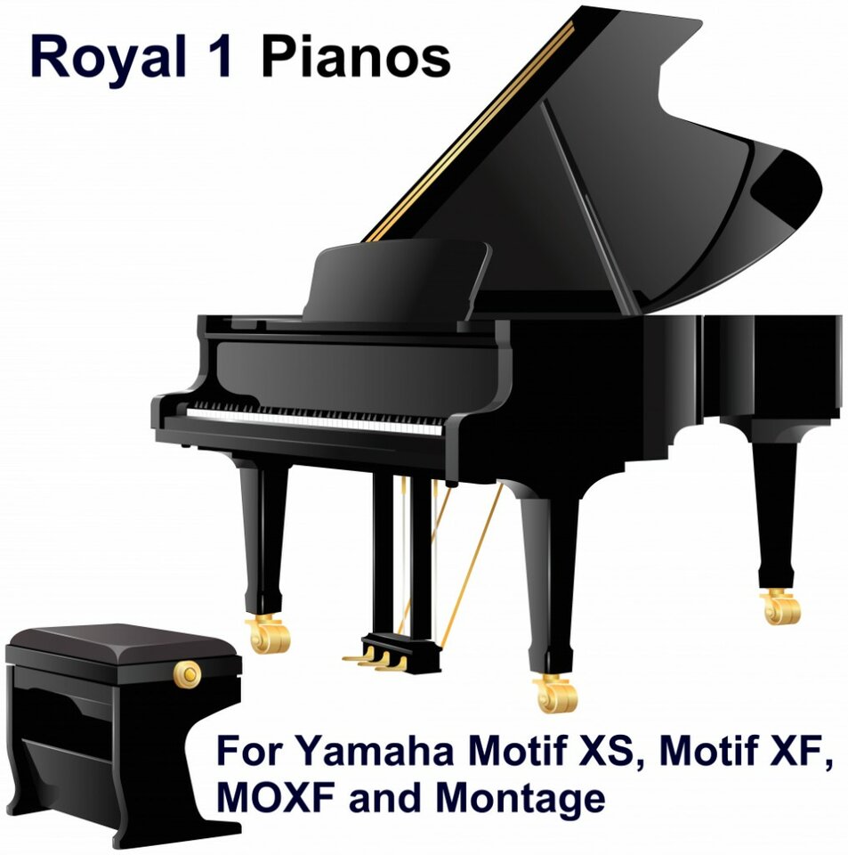 ROYAL 1 PIANOS para Yamaha Motif XF, Moxf y Montage/Modx