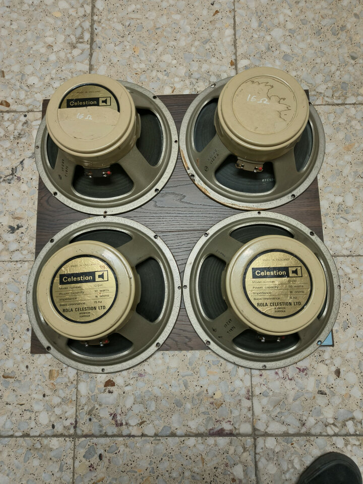 4 celestion g12h30 creamback