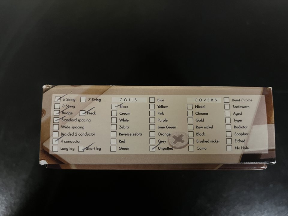 Humbucker Bare Knuckle The Mule PAF