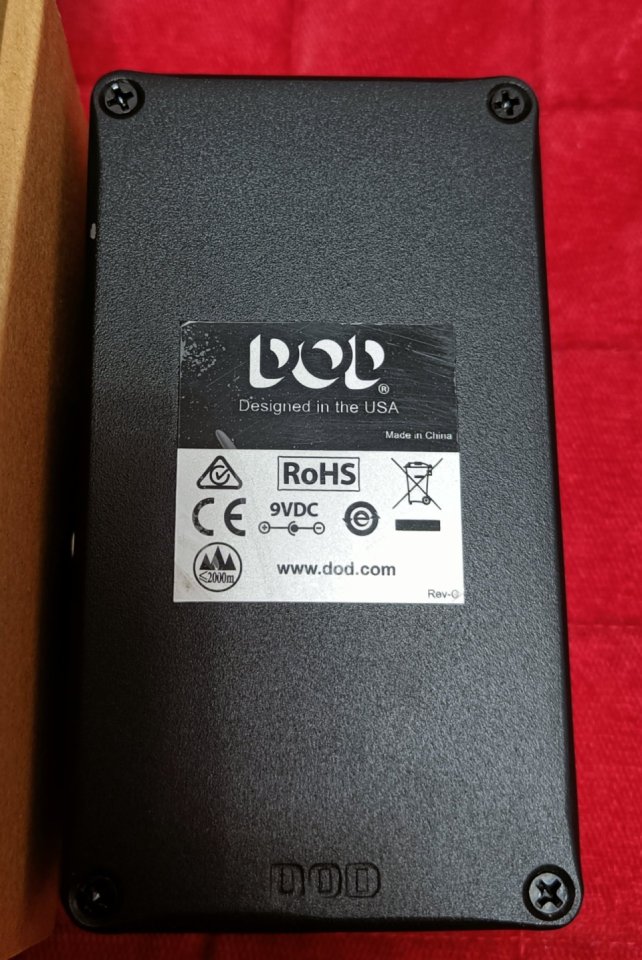 Pedal DOD overdrive preamp 250 dorado de segunda mano · Foto 3 de 8 · Zaragoza · 75 €