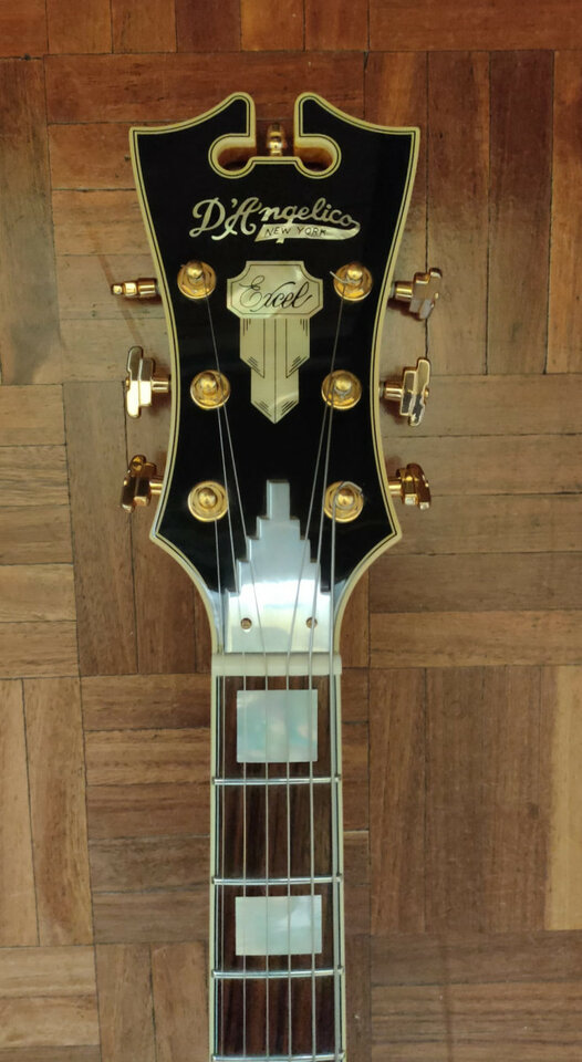 D’Angelico Excel EXL‑1 Amber para zurdo