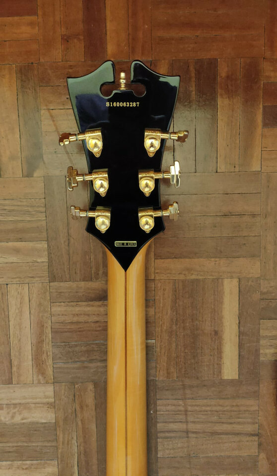 D’Angelico Excel EXL‑1 Amber para zurdo