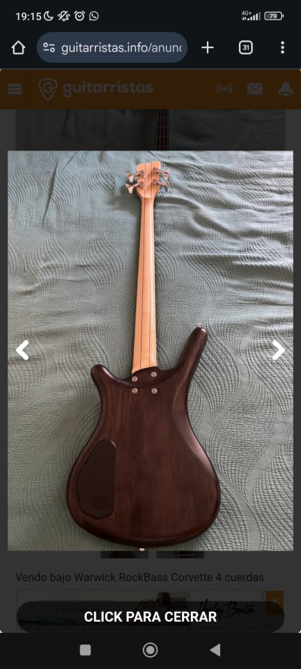 Bajo Warwick RockBass Corvette TV 4 *RESERVADO*