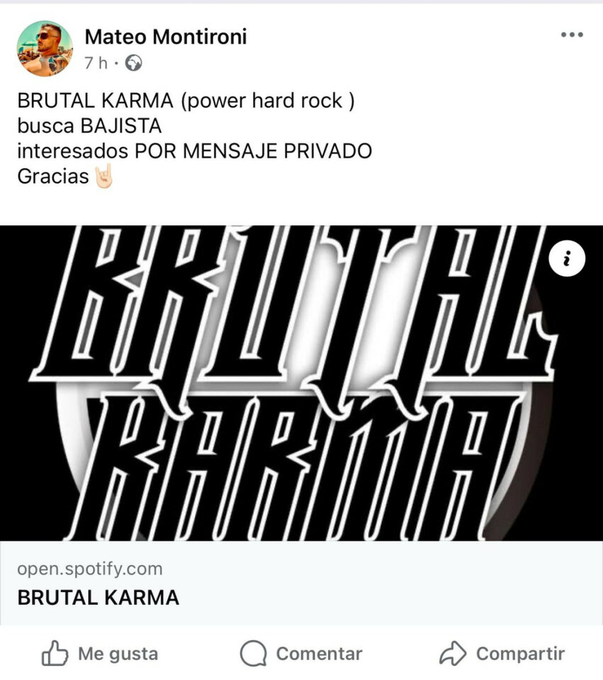 Se busca bajista con experiencia