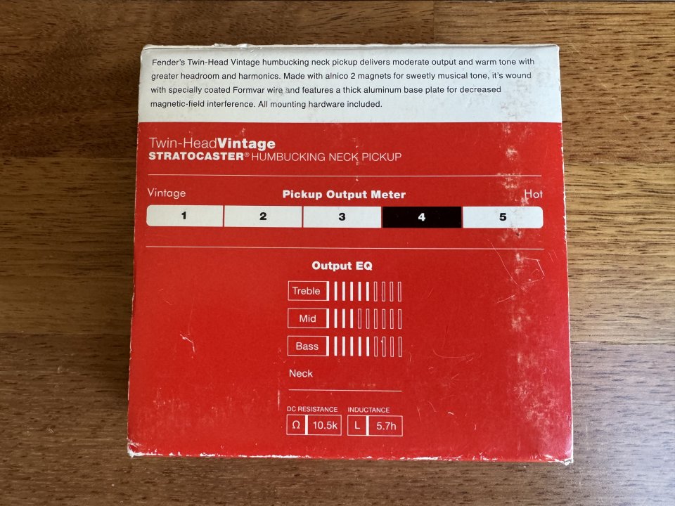 Fender Twin Head Vintage Stratocaster Neck Humbucker