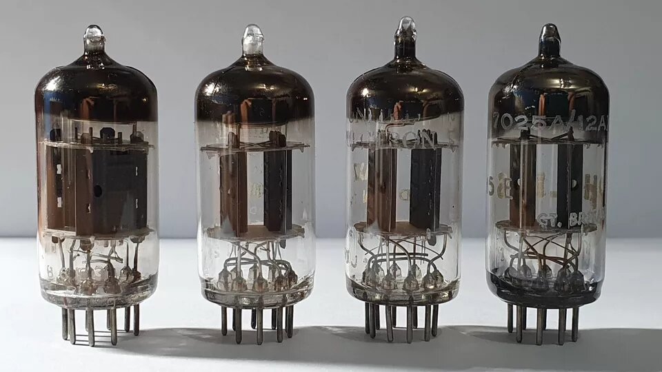 Válvula Mullard Blackburn NOS ECC83 Short Plate previo 12AX7 7025 tubo Hifi