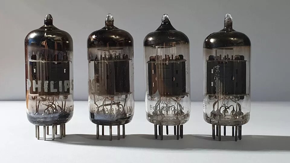Válvula Mullard Blackburn NOS ECC83 Short Plate previo 12AX7 7025 tubo Hifi