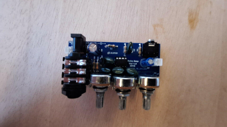 Diy mini amplificador guitarra