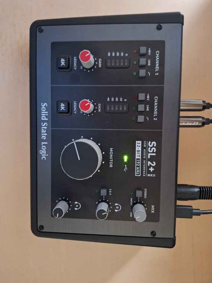 Interfaz de audio SSL 2+ MKII