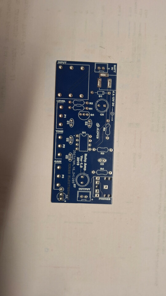 Diy mini amplificador guitarra