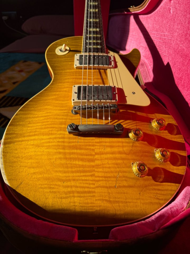 Gibson Les Paul 1959 Reissue Murphy Lab Heavy Aged en Green Lemon Fade de segunda mano · Foto 1 de 10 · Alicante · 7100 €