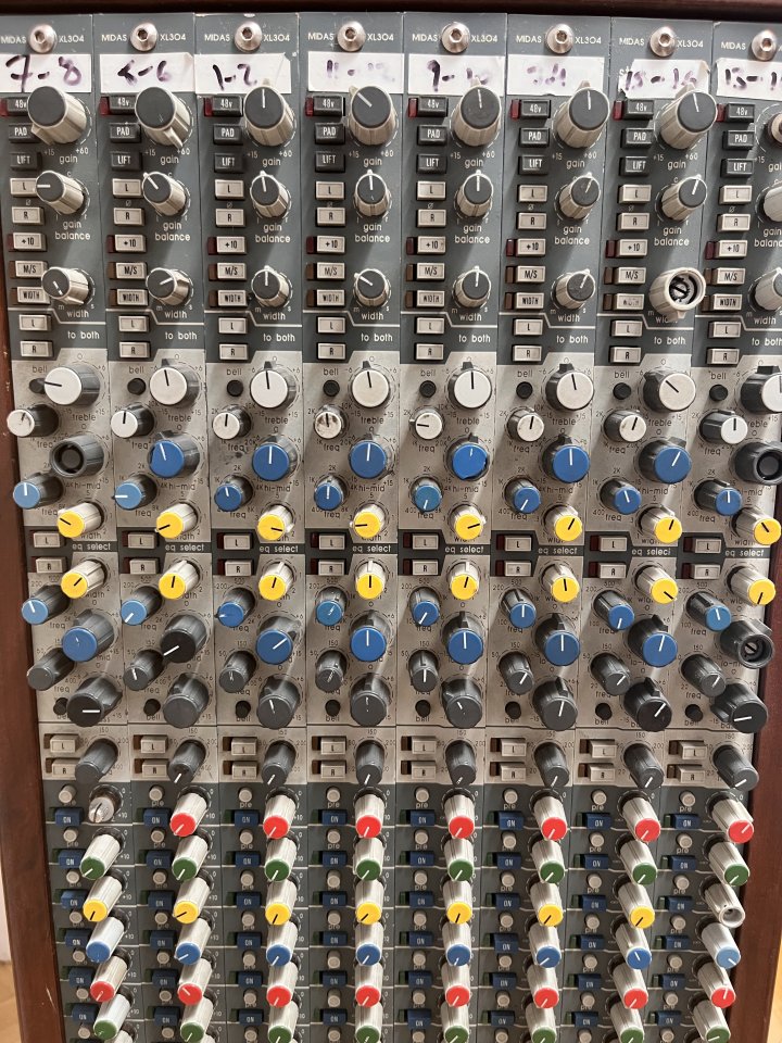Midas XL3. Mesa de Sonido en Rack.